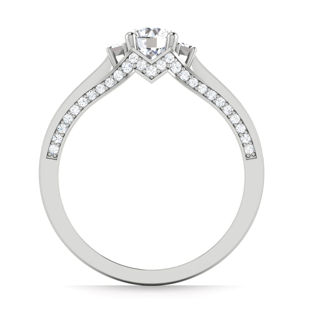 Lauren in 18k White Gold — view 2