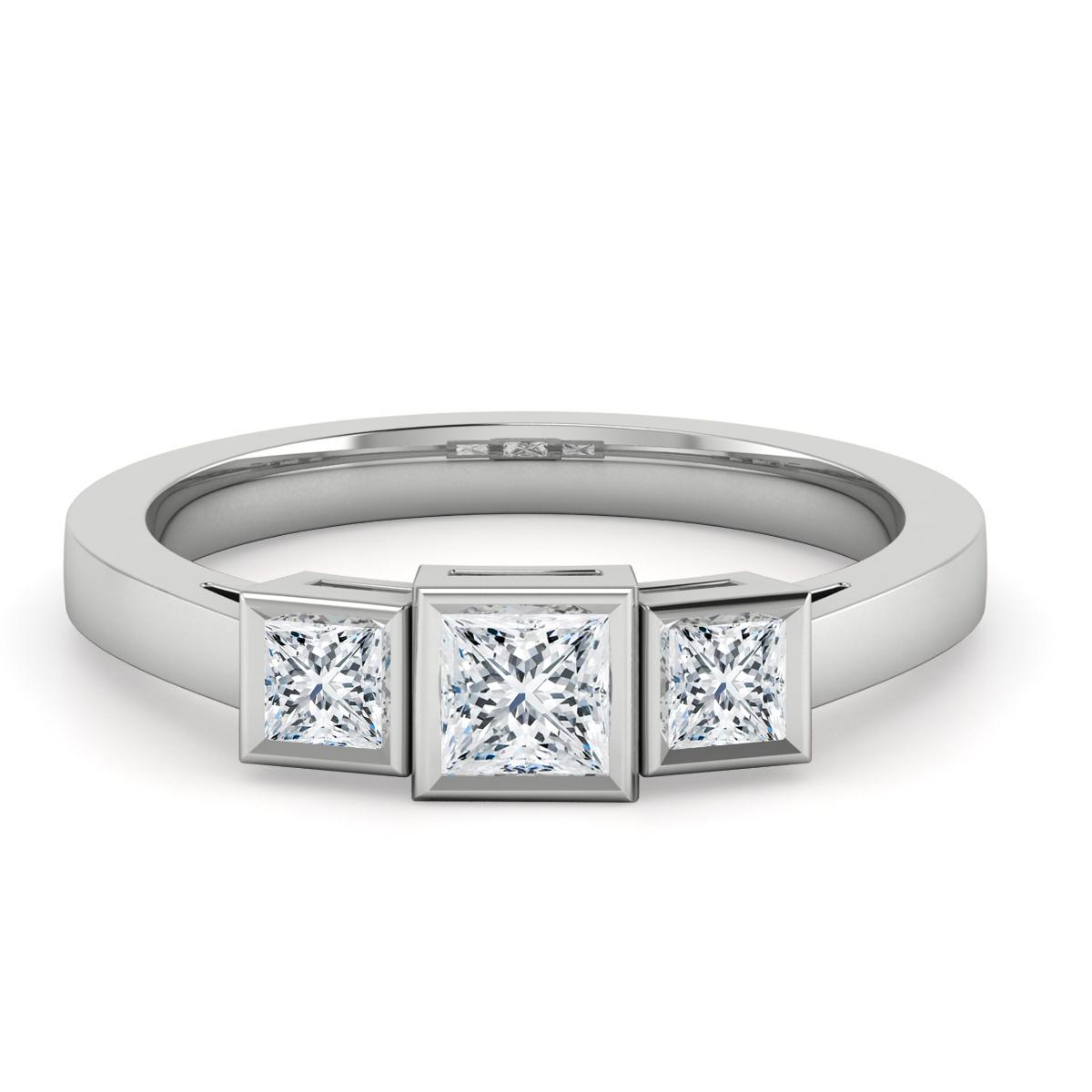 18k White Gold