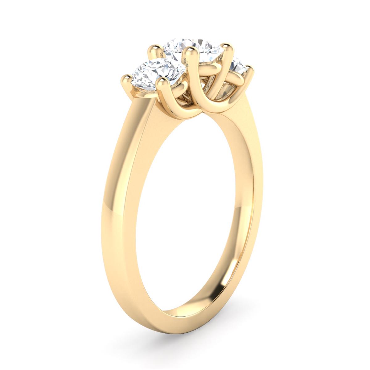 Maddison in 18k Yellow Gold — view 3