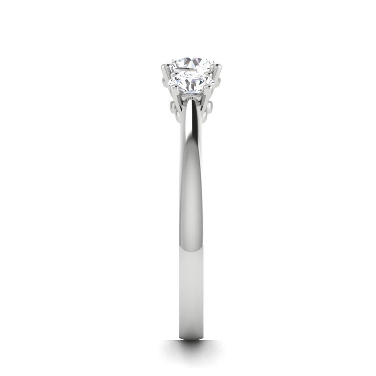 Paige in 18k White Gold — view 4