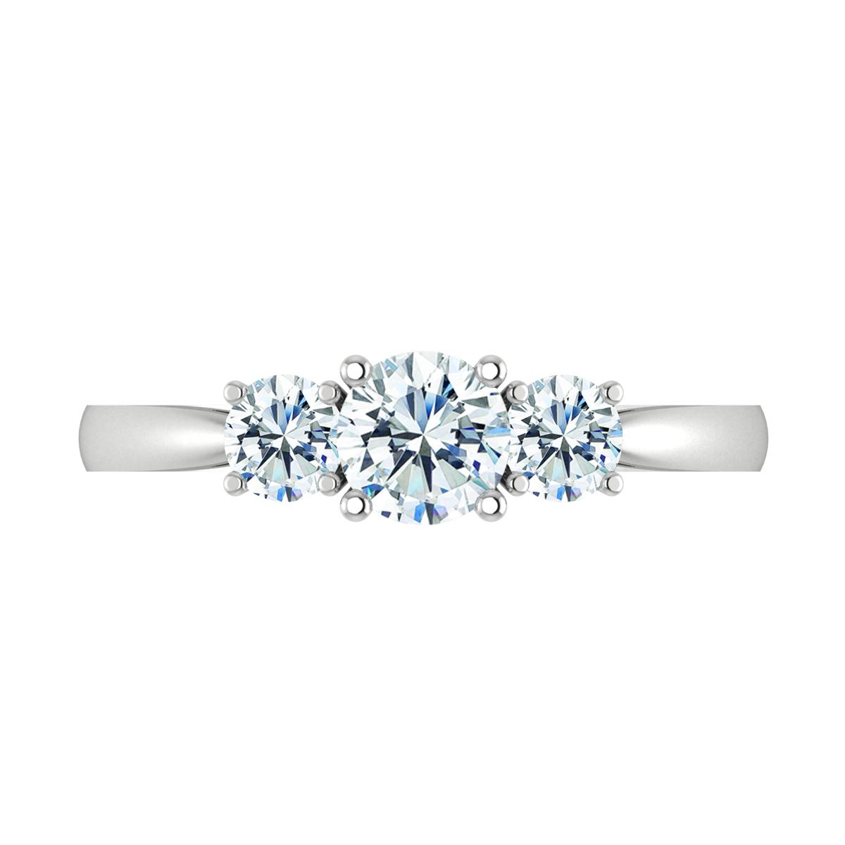 Paige in 18k White Gold — view 5