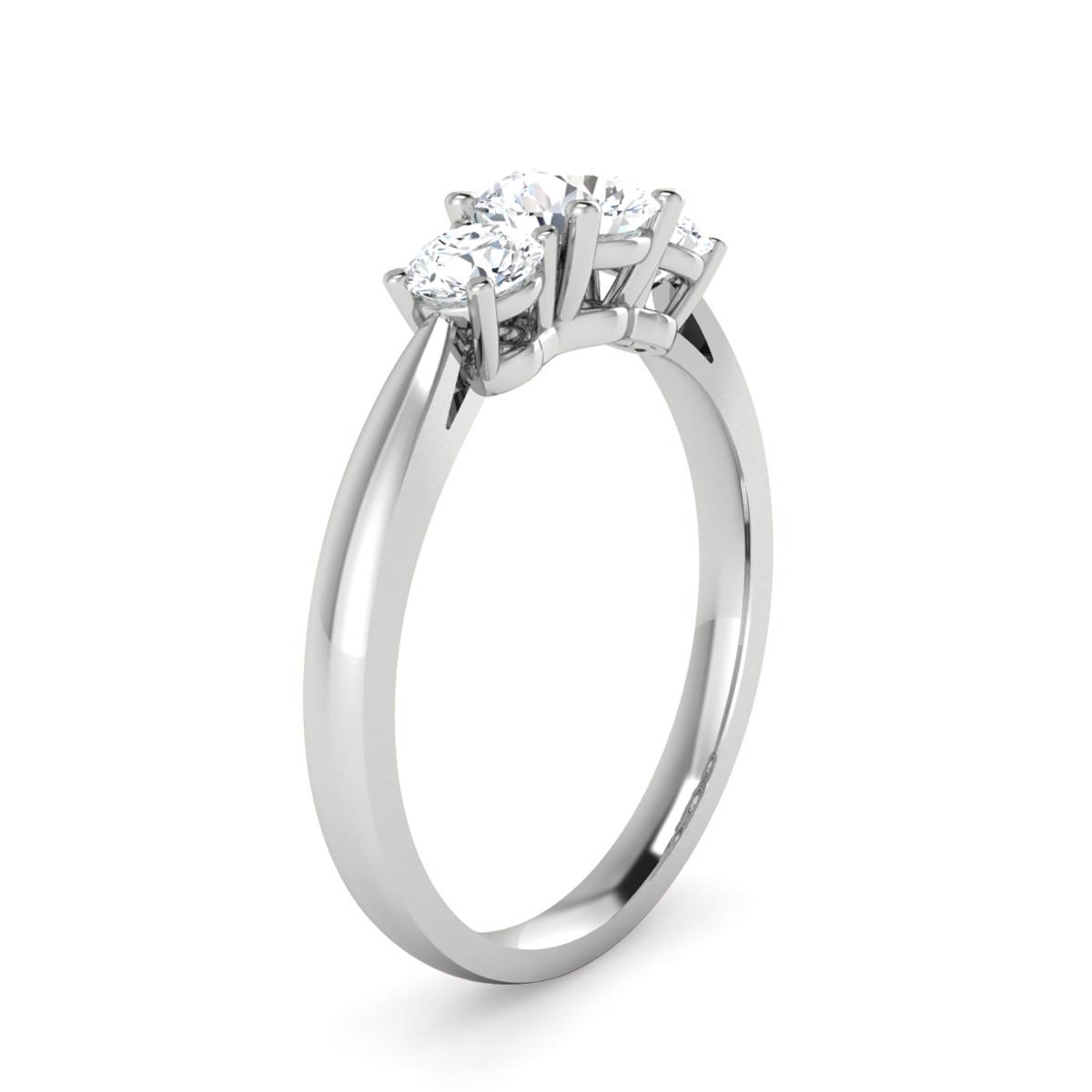 Paige in 18k White Gold — view 3
