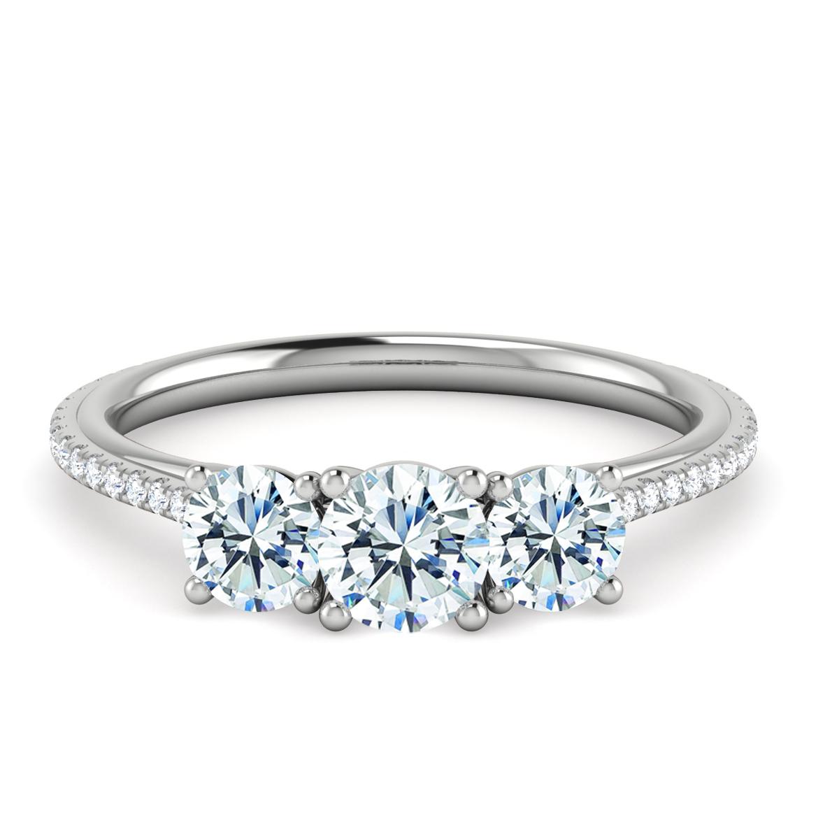 18k White Gold