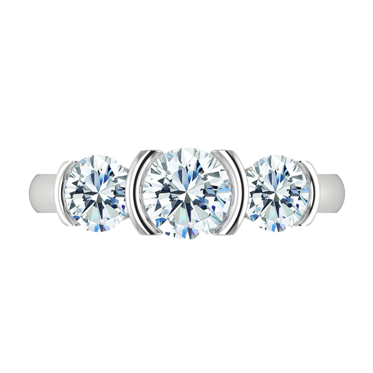 River in 18k White Gold — view 5