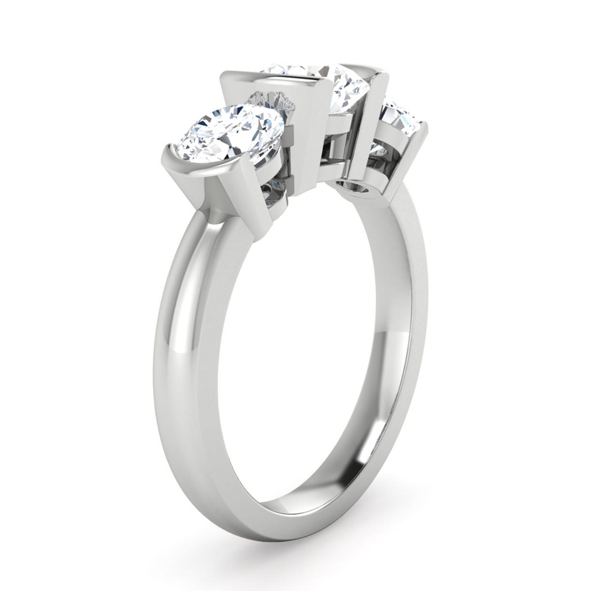 River in 18k White Gold — view 3