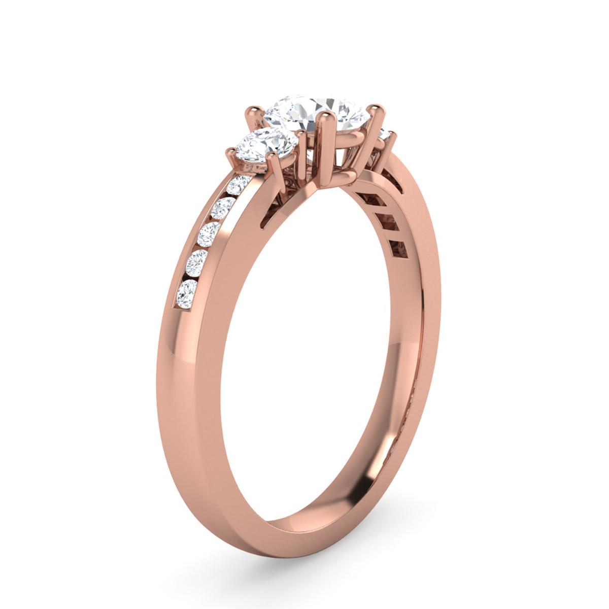Scarlett in 18k Rose Gold — view 3