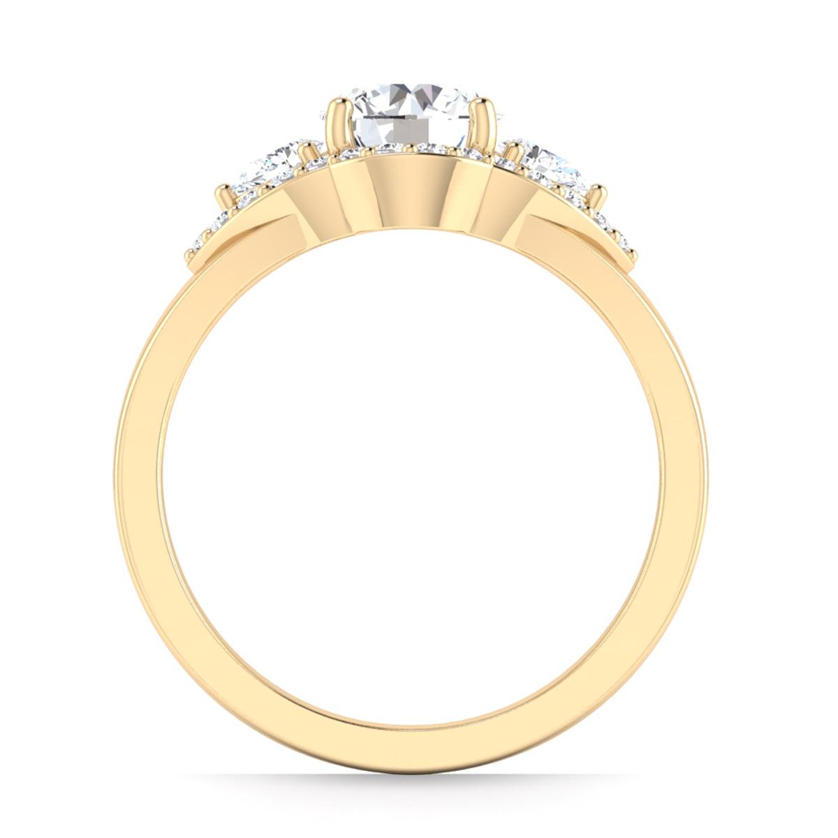 Snow in 18k Yellow Gold — view 2