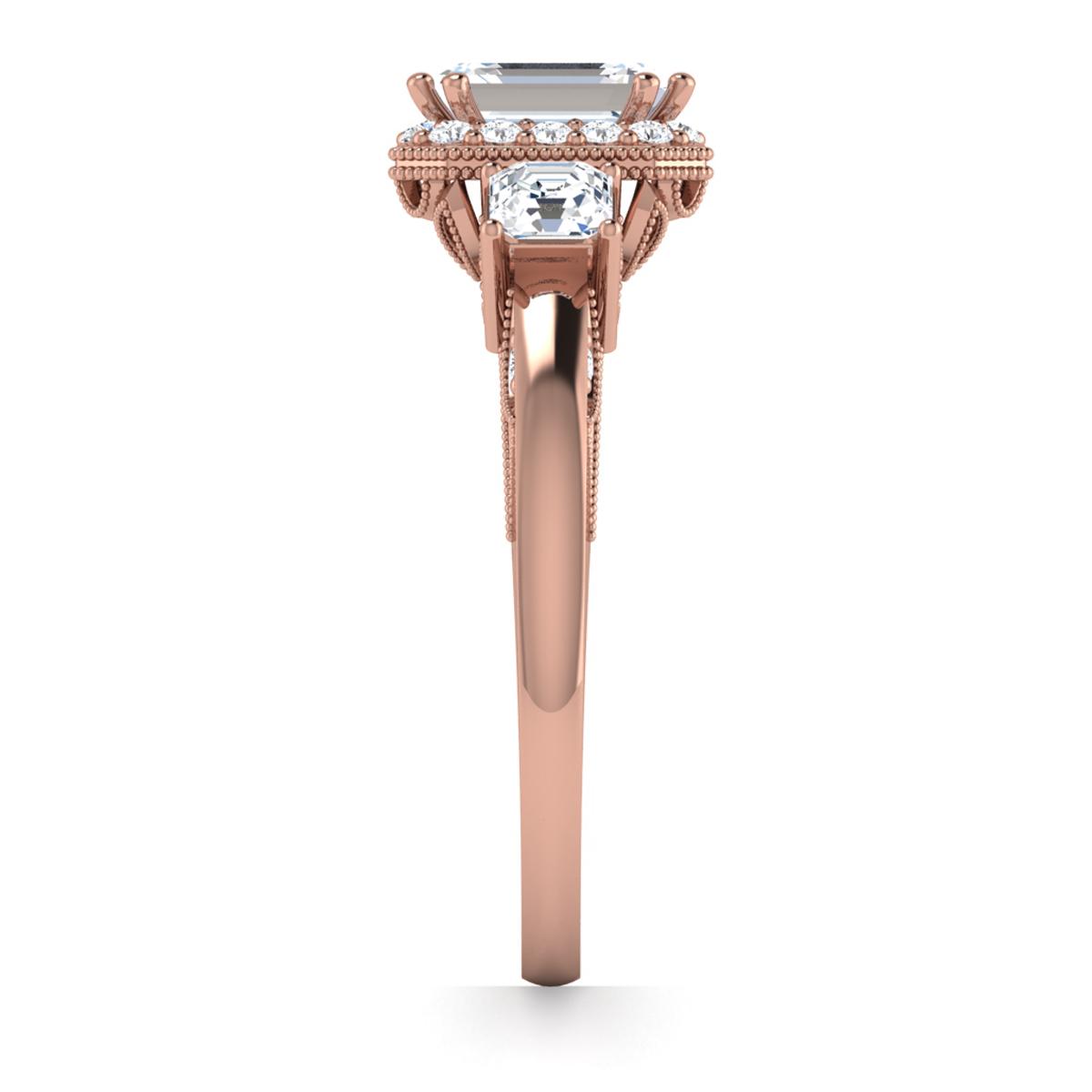 Zara in 18k Rose Gold — view 4