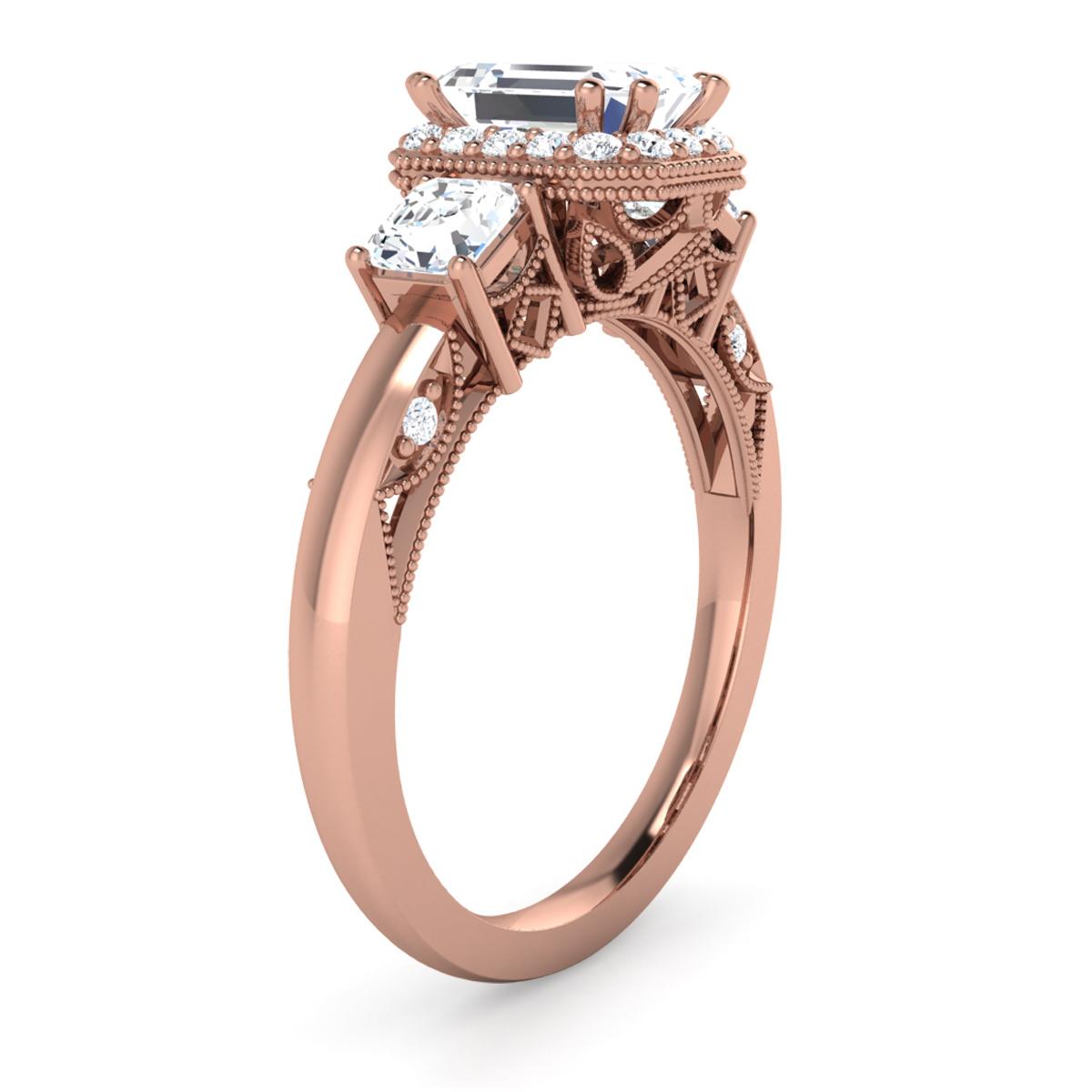 Zara in 18k Rose Gold — view 3