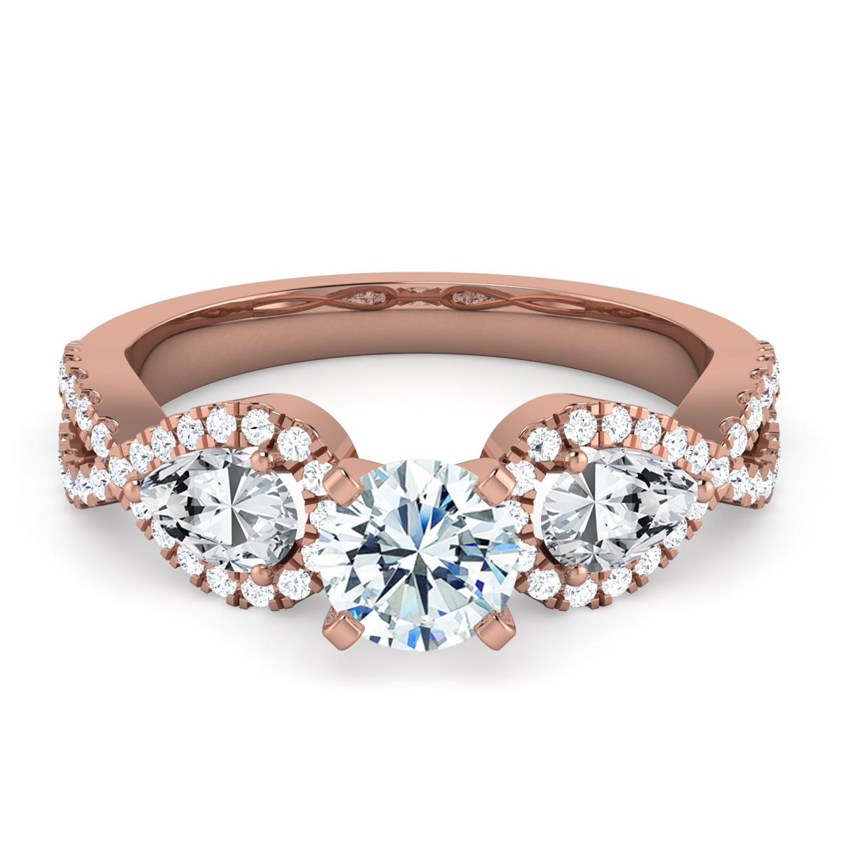 Zoe in 18k Rose Gold