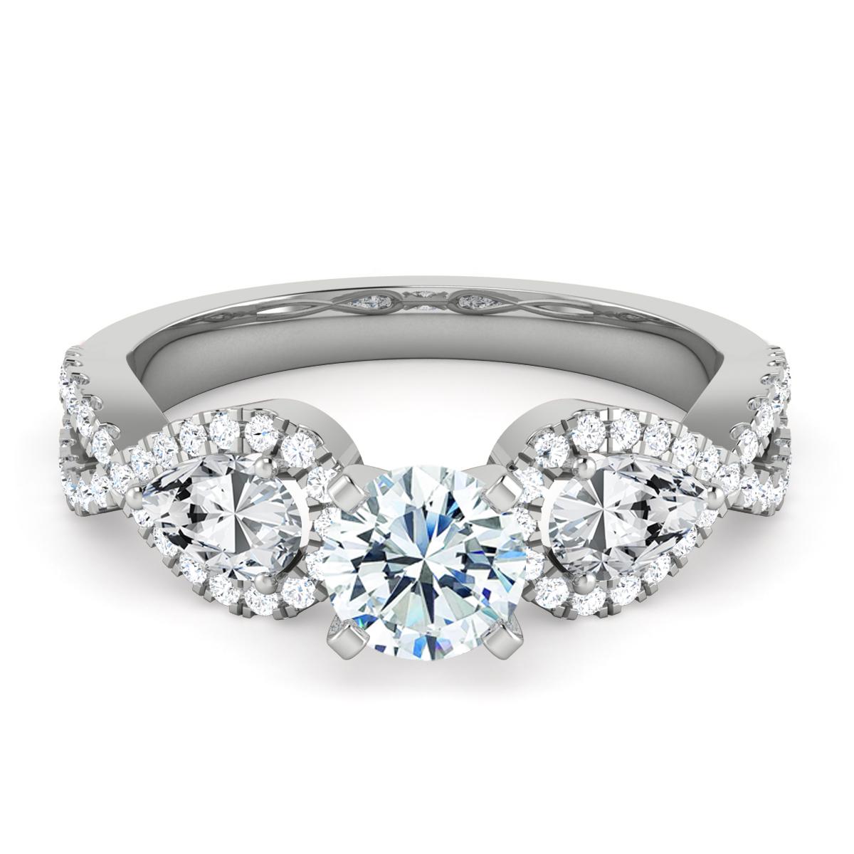 18k White Gold