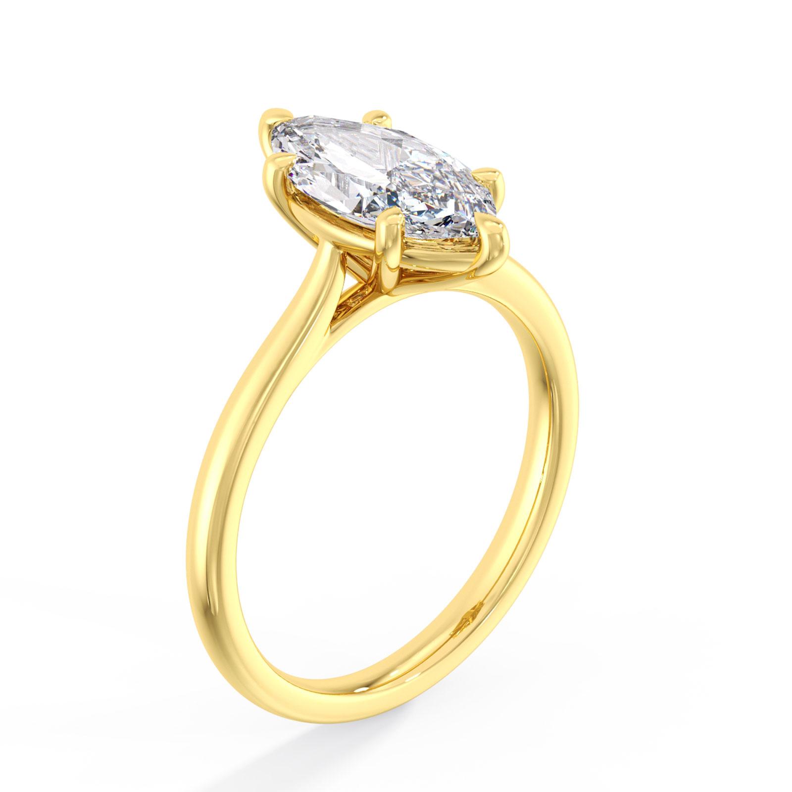 Sammy in 18k Yellow Gold — view 2