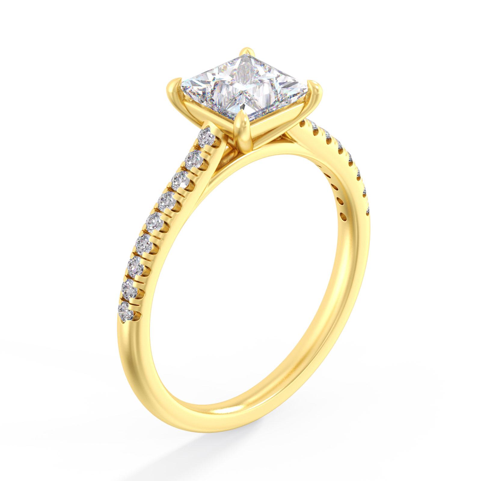 Dinah in 18k Yellow Gold — view 2