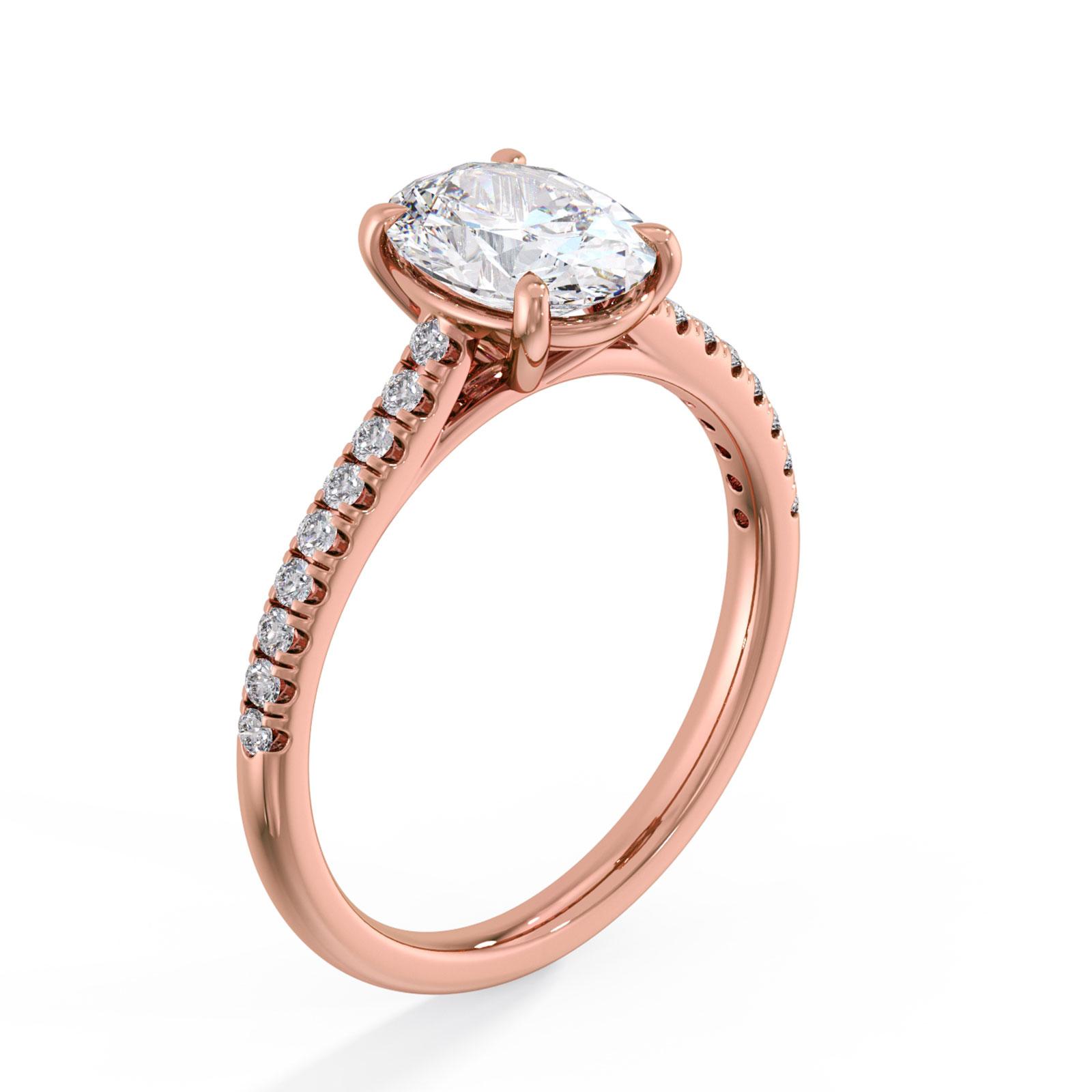 Elen in 18k Rose Gold — view 2
