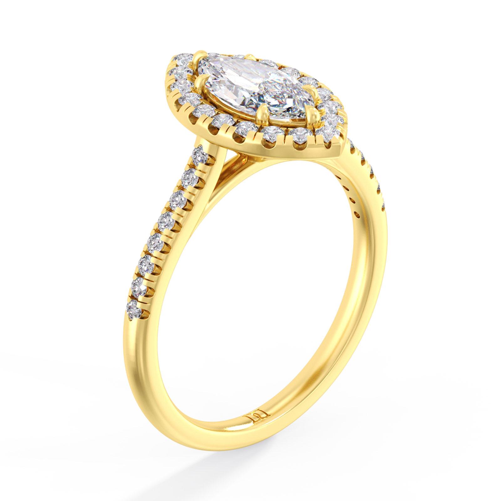 Lesly in 18k Yellow Gold — view 2