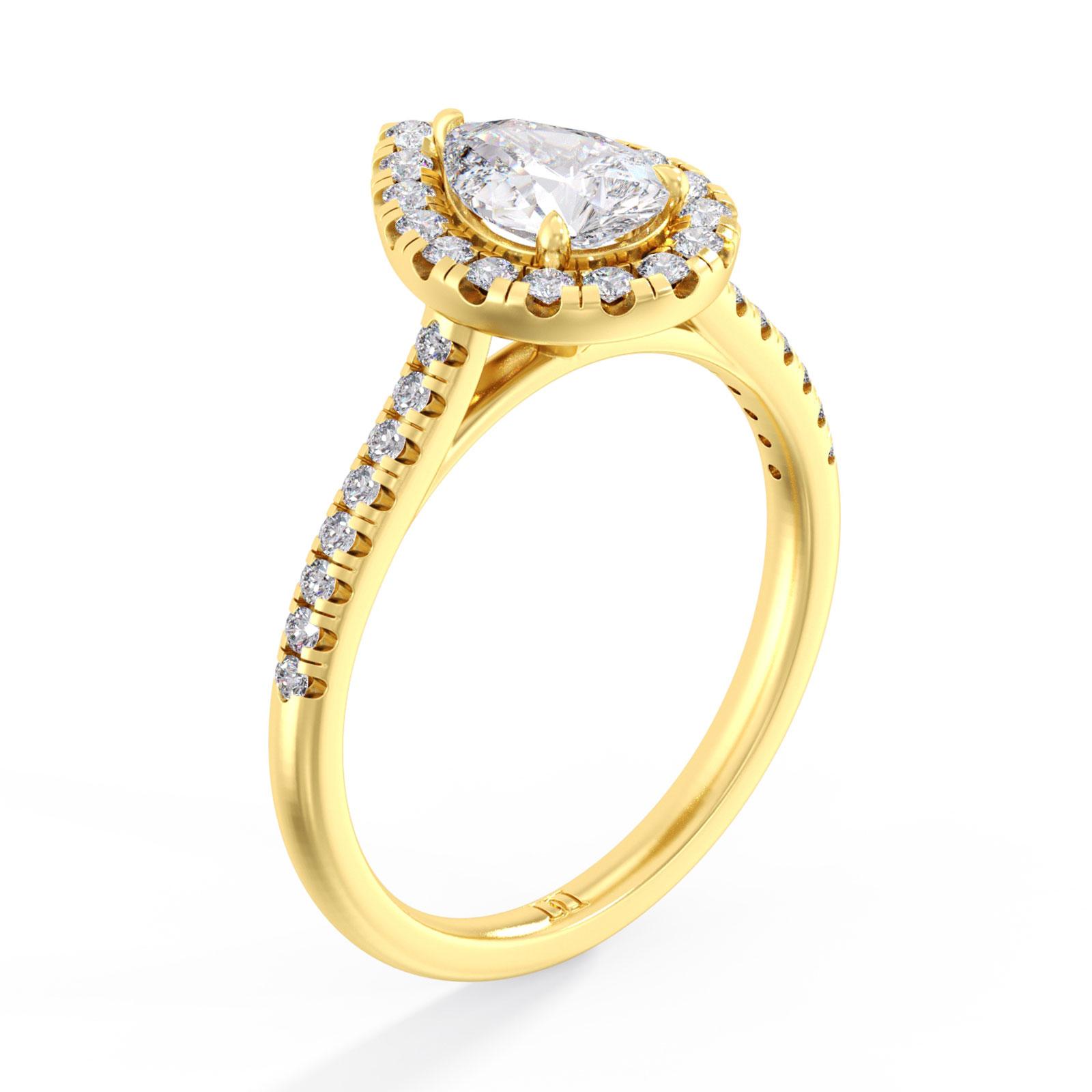 Snow in 18k Yellow Gold — view 2