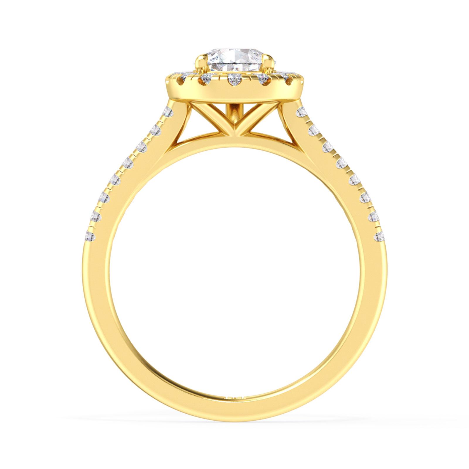 Snow in 18k Yellow Gold — view 3