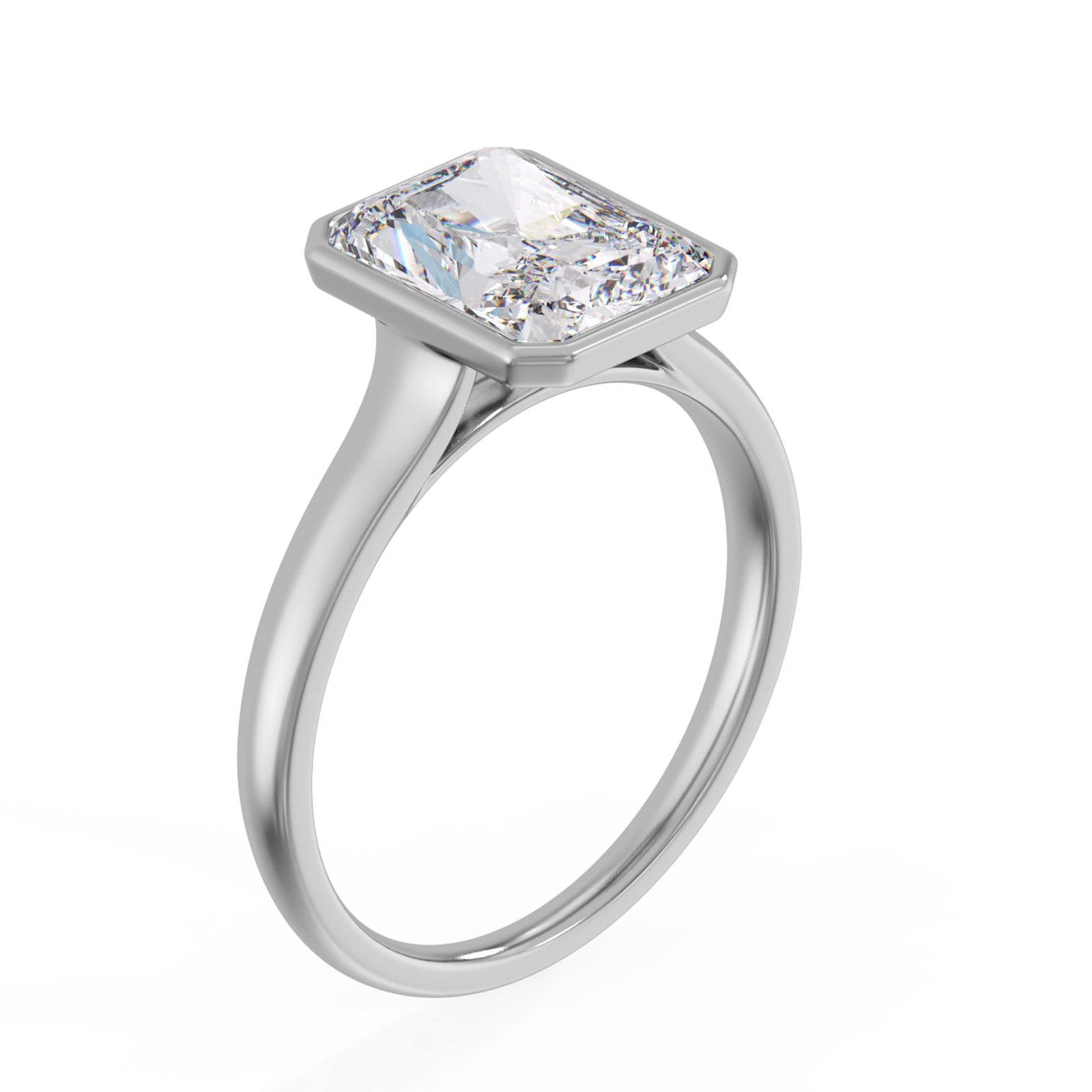Carrie in 18k White Gold — view 2