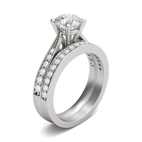 Muriel in 18k White Gold