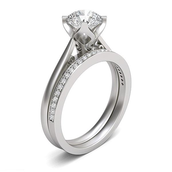 18k White Gold