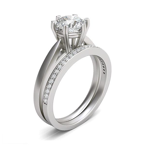 Katy in 18k White Gold