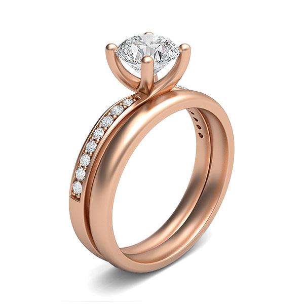 Rowena in 18k Rose Gold