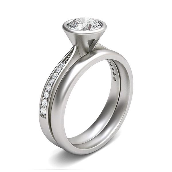 18k White Gold