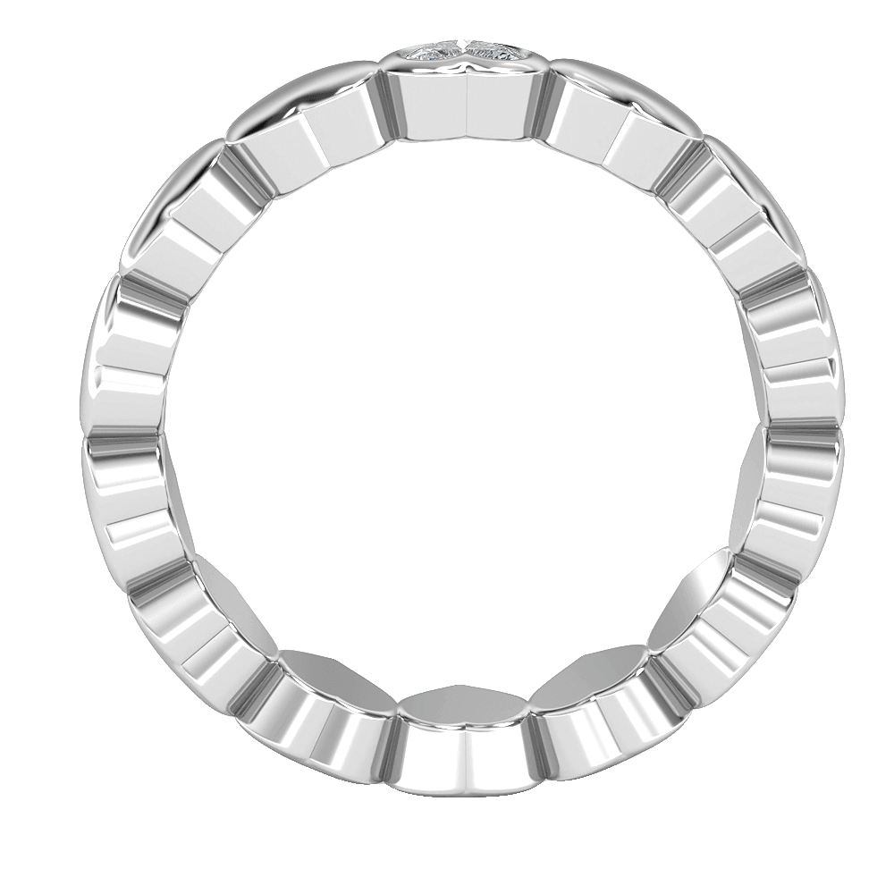 Melina in 18k White Gold — view 3