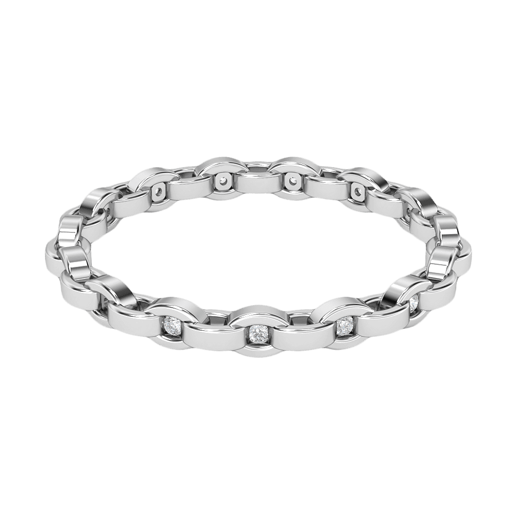 18k White Gold