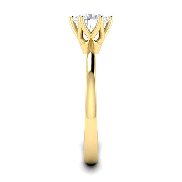 Alena in 18k Yellow Gold — view 4