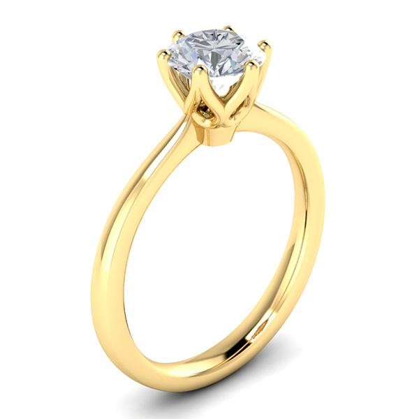 Alena in 18k Yellow Gold — view 3
