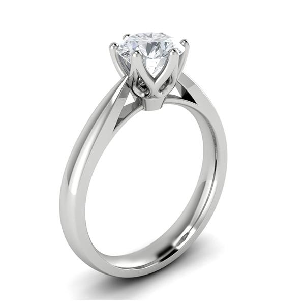 Kaylie in 18k White Gold — view 3