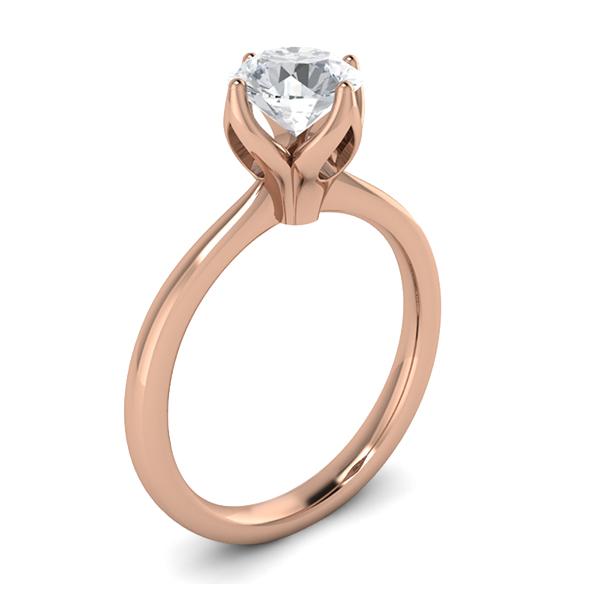 Angela in 18k Rose Gold — view 3