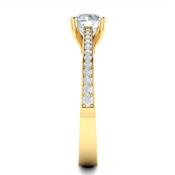 Lacey in 18k Yellow Gold — view 4