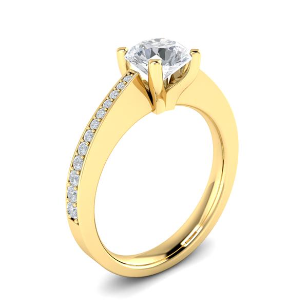 Lacey in 18k Yellow Gold — view 3