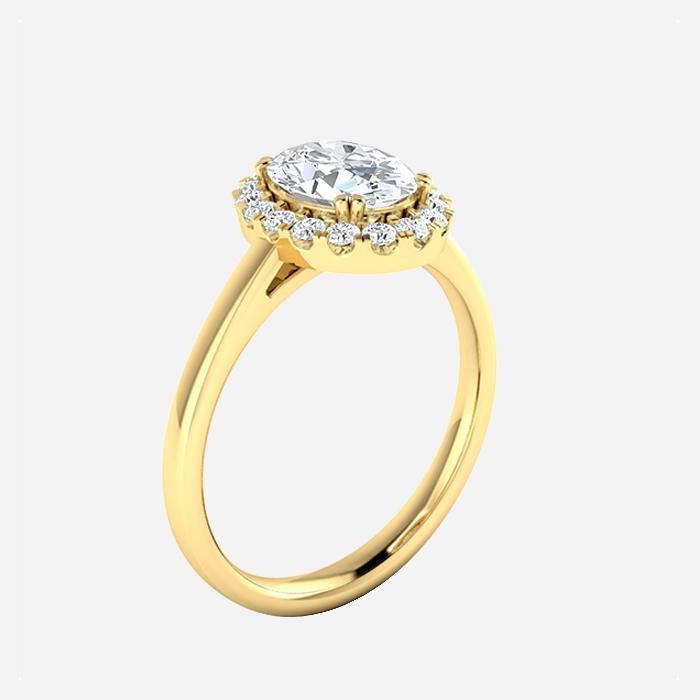 Elena in 18k Yellow Gold — view 3