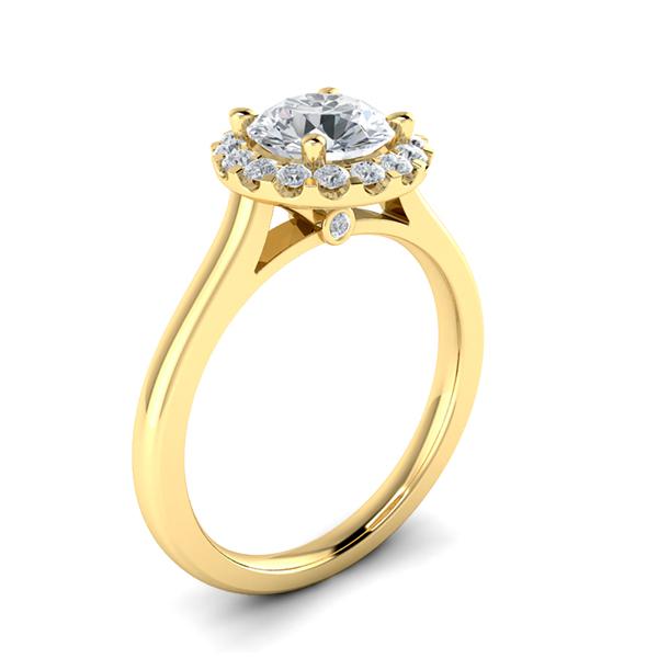 June in 18k Yellow Gold — view 3