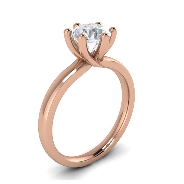 Irene in 18k Rose Gold — view 3