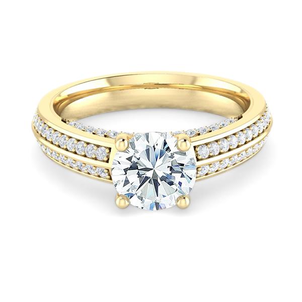 Megan in 18k Yellow Gold