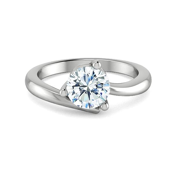 Lia in 18k White Gold