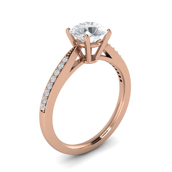 Risa in 18k Rose Gold — view 3