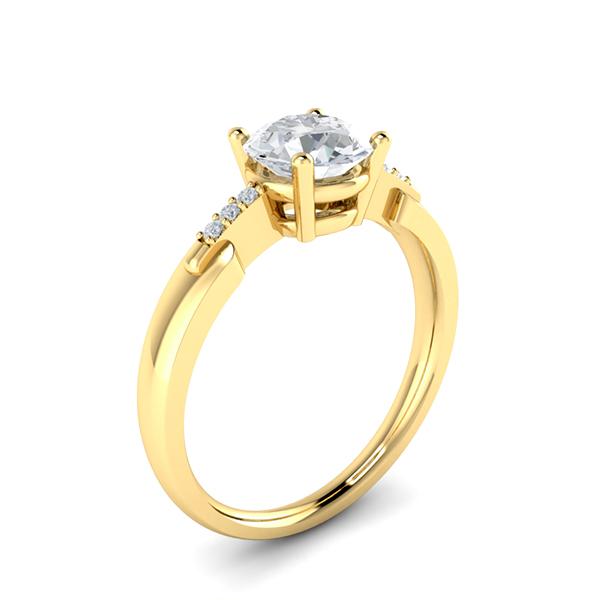Aida in 18k Yellow Gold — view 3
