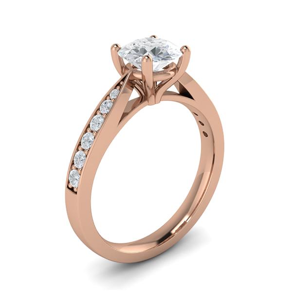 Andrea in 18k Rose Gold — view 3