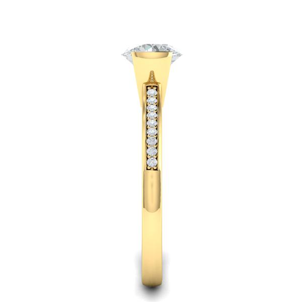 Carol in 18k Yellow Gold — view 3