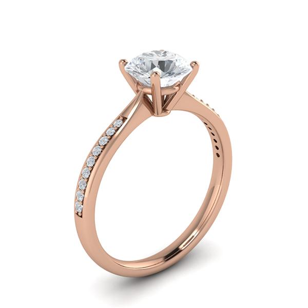 Carys in 18k Rose Gold — view 3