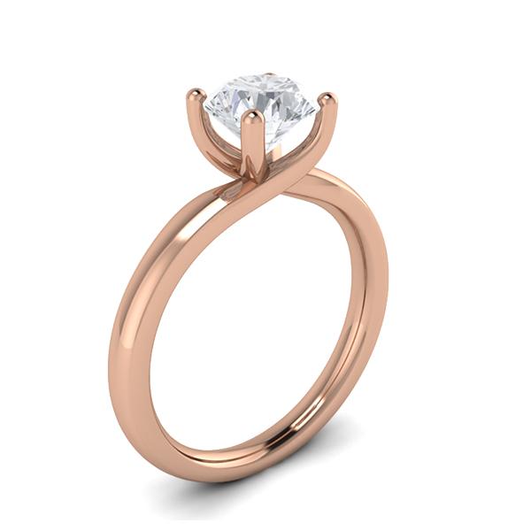 Luna in 18k Rose Gold — view 3