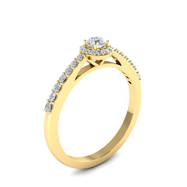 Demi in 18k Yellow Gold — view 3