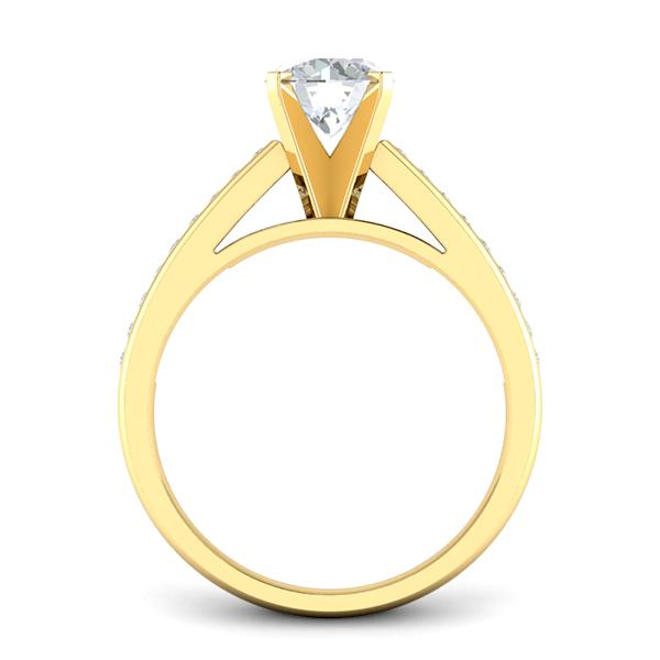 Alexa in 18k Yellow Gold — view 2