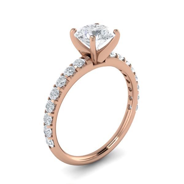 Chole in 18k Rose Gold — view 3