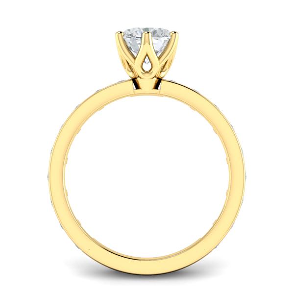 Jayla in 18k Yellow Gold — view 2
